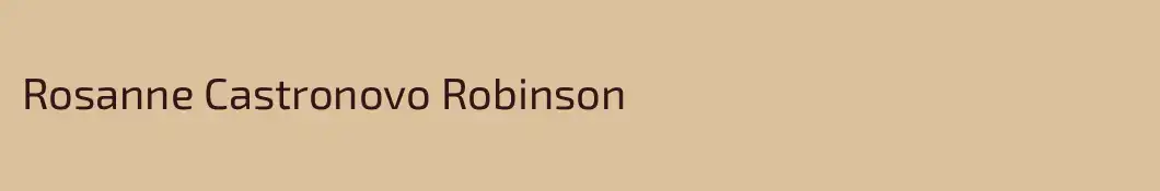 Rosanne Castronovo Robinson